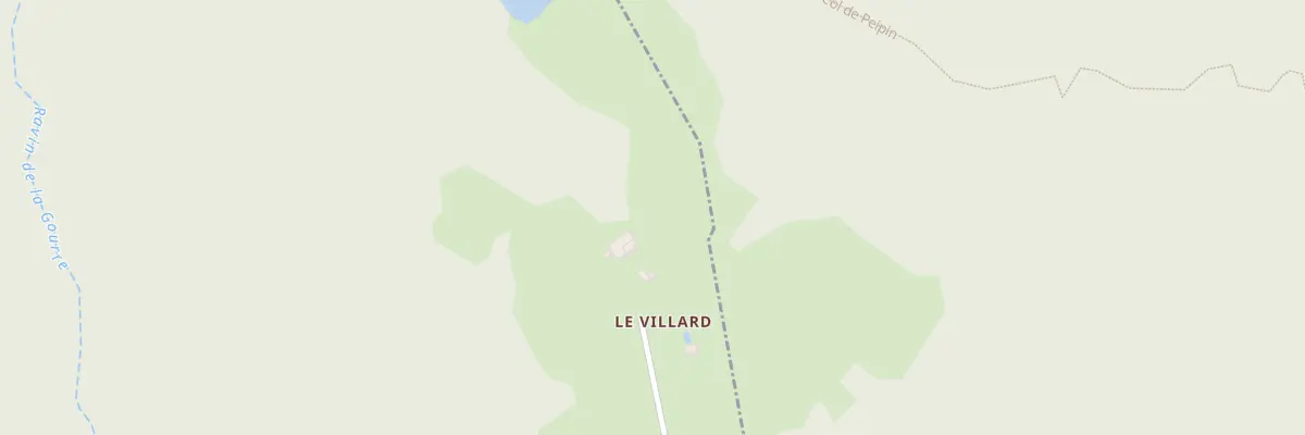 Plan du 1755 Che du Villard à Digne-les-Bains
