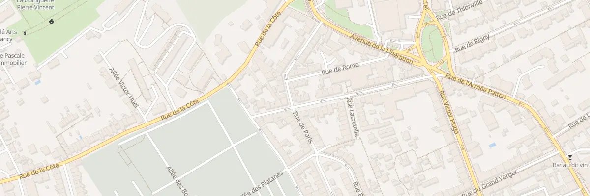 Plan du 28 Rue de Turique à Nancy