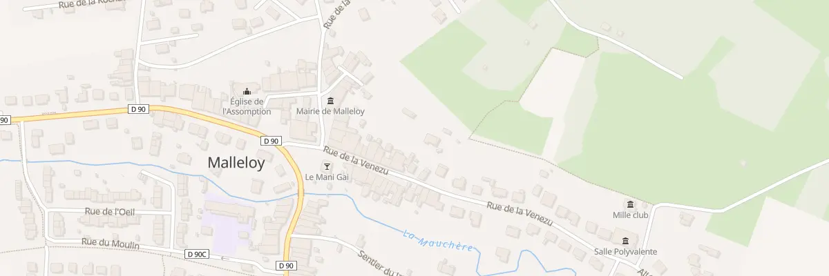 Plan du 15 Rue de Venezu à Malleloy