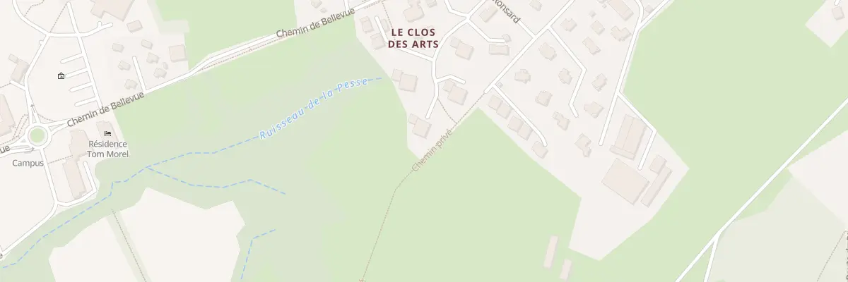 Plan du 12 All Joachim du Bellay à Annecy