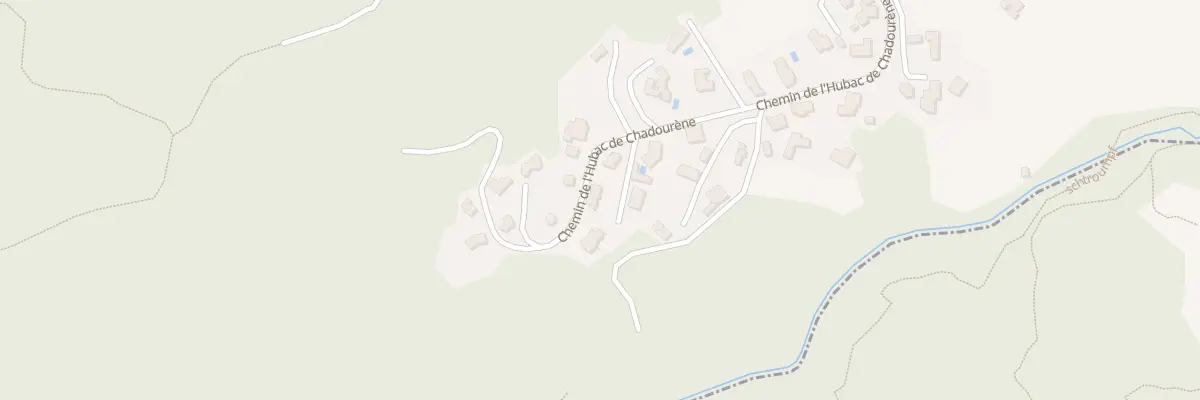 Plan du 587 Che de l’Hubac de Chadourene à Champtercier