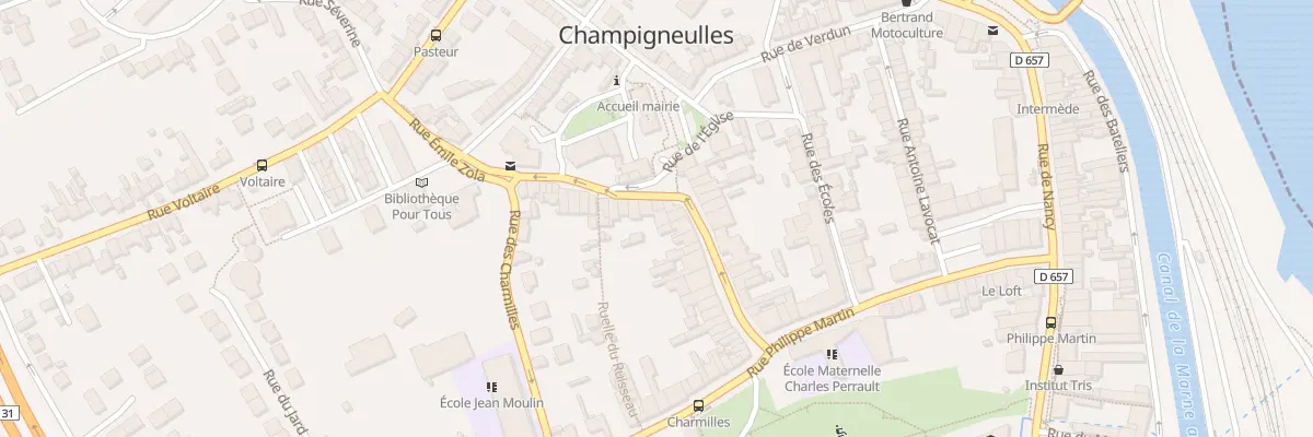 Plan du 42 Rue Emile Zola à Champigneulles