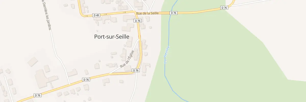 Plan du 6 Rue de la Mairie à Port-sur-Seille