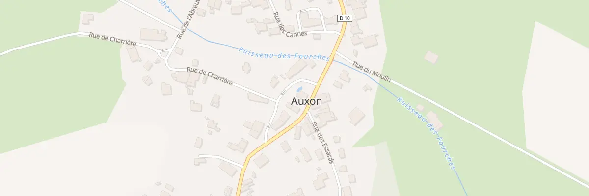 Plan du 1 Rue de Charriere à Auxon
