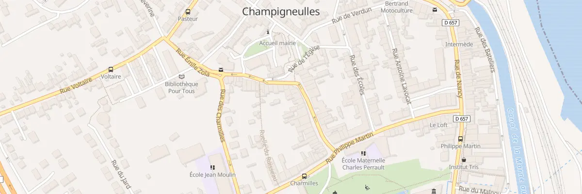Plan du 36 Rue Emile Zola à Champigneulles