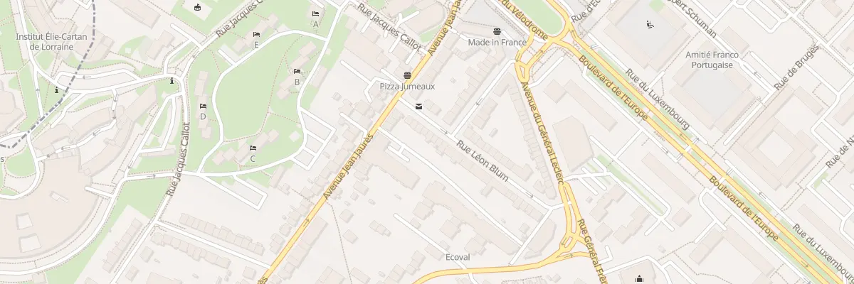 Plan du 27 Rue Léon Blum à Vandœuvre-lès-Nancy