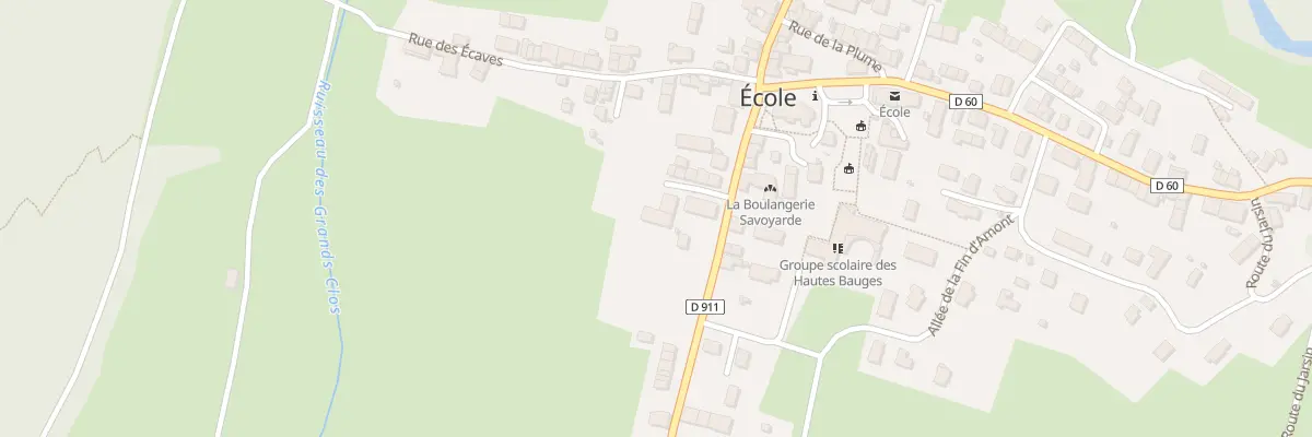 Plan du 5145 Chef Lieu à École