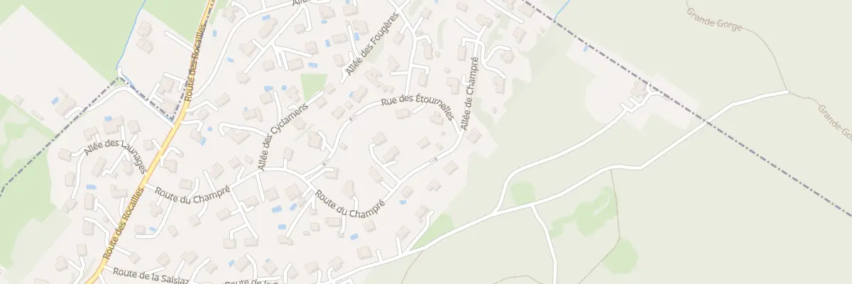 Plan du 377 Rte du Champré à Collonges-sous-Salève