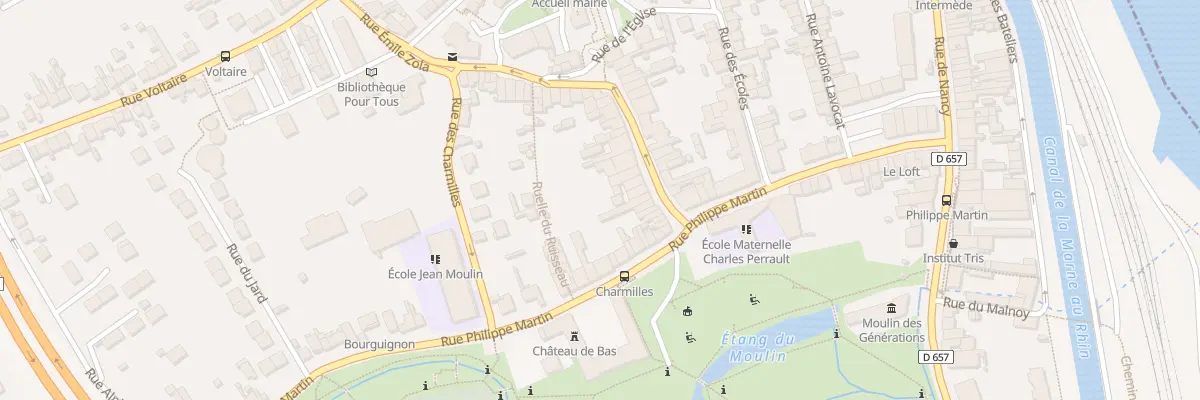 Plan du 18 Rue Emile Zola à Champigneulles