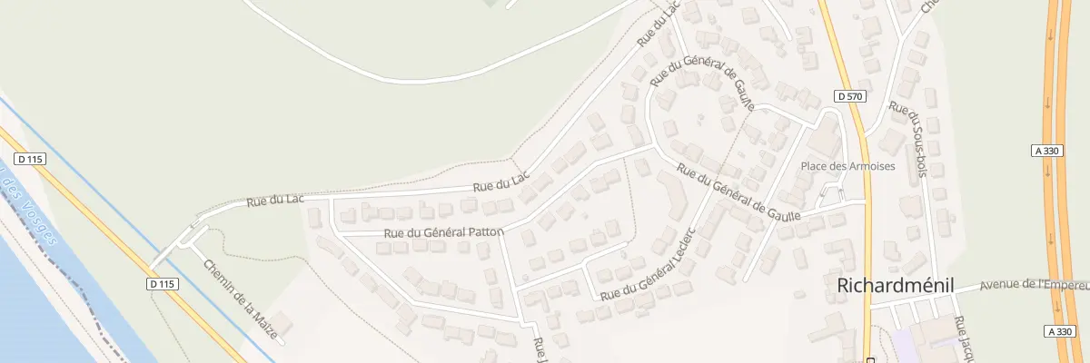 Plan du 10 Rue General Patton à Richardménil