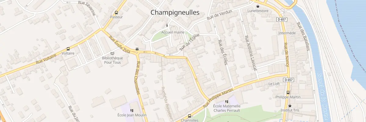 Plan du 38 Rue Emile Zola à Champigneulles