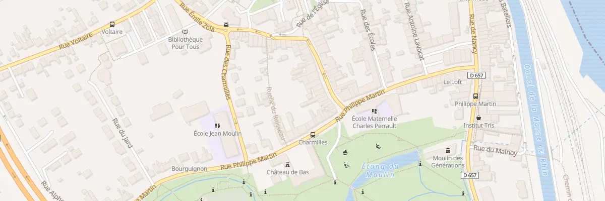Plan du 9001 Rue Emile Zola à Champigneulles