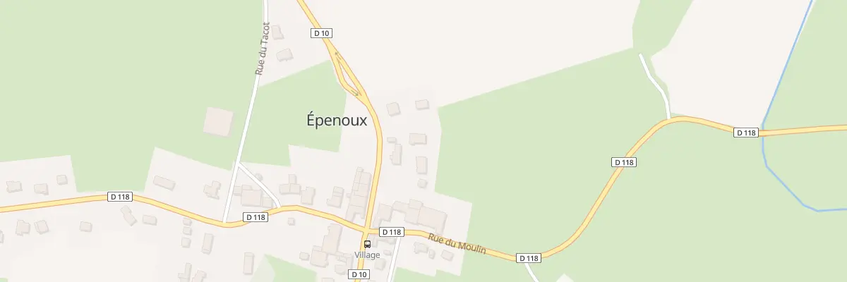 Plan du 8B Rue Ruffier d’Epenoux à Pusy-et-Épenoux