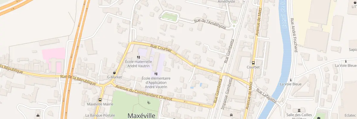 Plan du 14 Rue Courbet à Maxéville