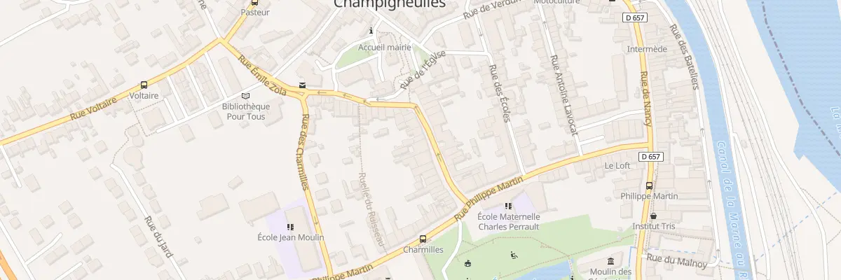 Plan du 28 Rue Emile Zola à Champigneulles