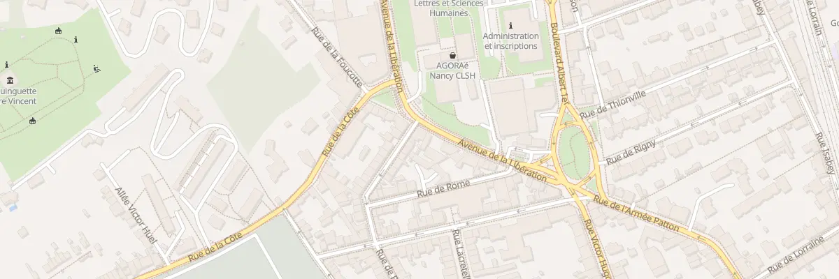 Plan du 79 Av de la Libération à Nancy