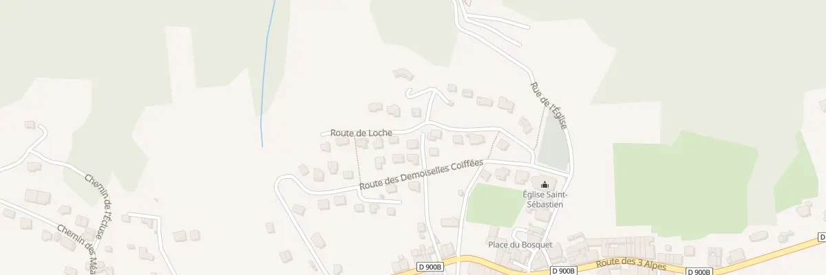 Plan du 15 Rte des Demoiselles Coiffees à Remollon