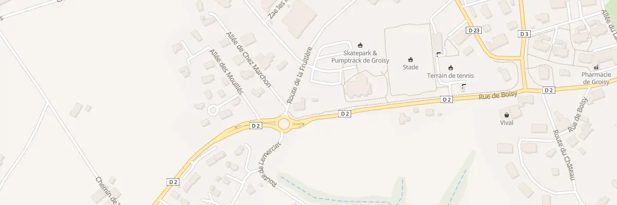 Plan du 914 Rue de boisy à Groisy