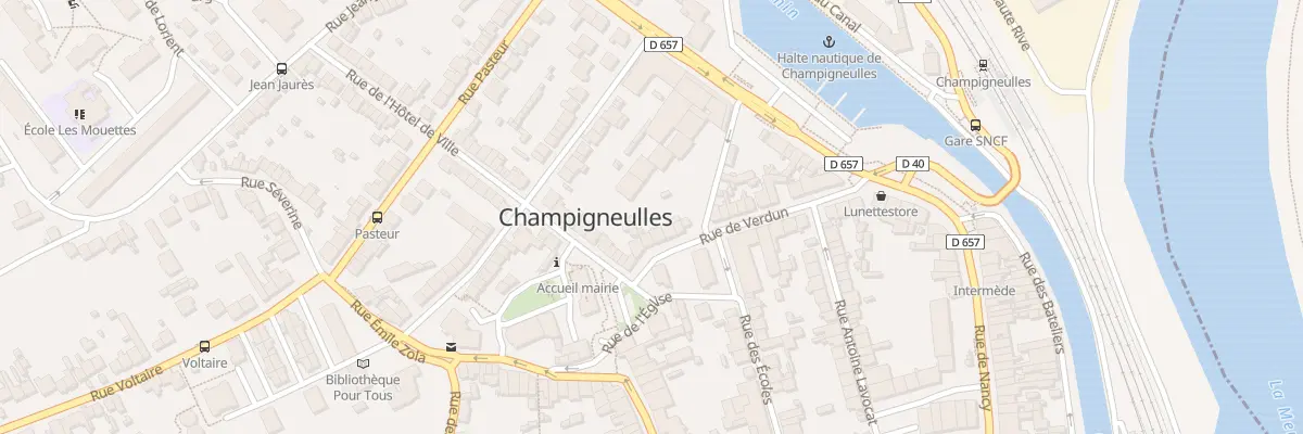 Plan du 22 Rue de Verdun à Champigneulles