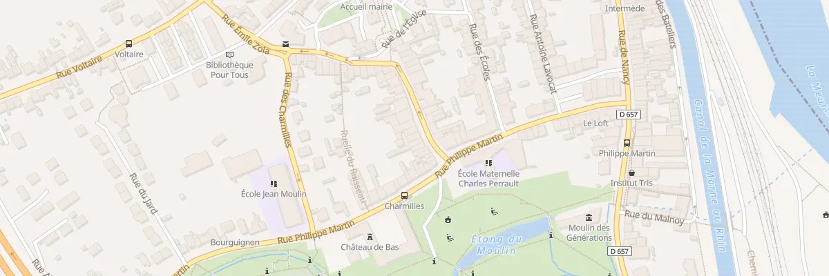 Plan du 16 Rue Emile Zola à Champigneulles