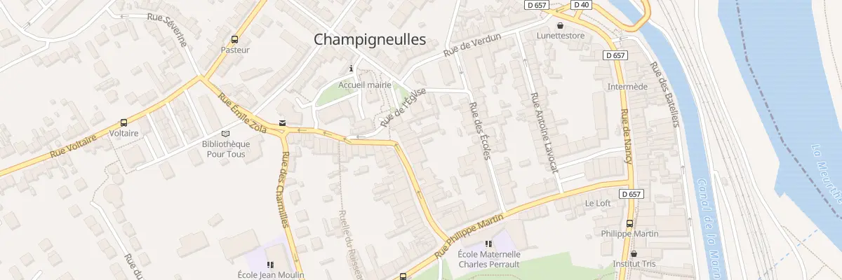 Plan du 19 Rue Emile Zola à Champigneulles