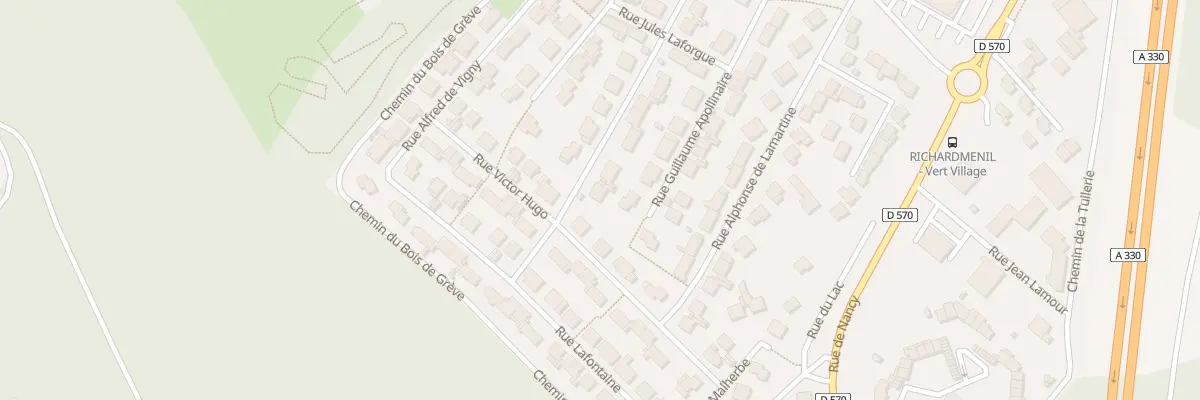 Plan du 2 Rue Joachim du Bellay à Richardménil