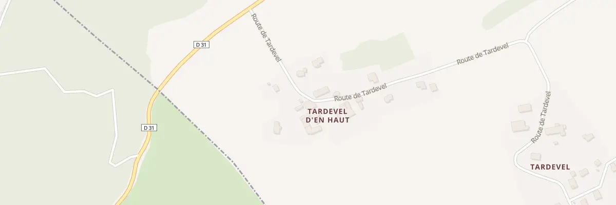 Plan du 1085 Rte de Tardevel à Châteauneuf