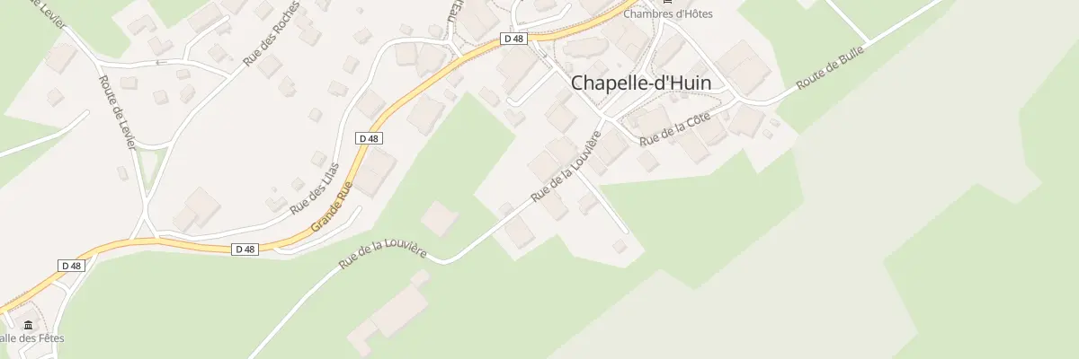 Plan du 4 Rue de la Louvière à Chapelle-d’Huin