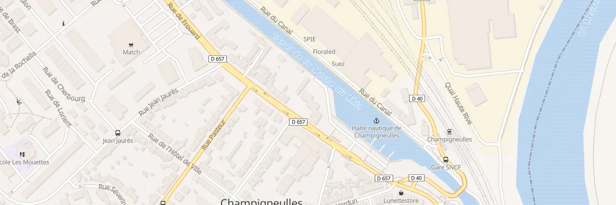 Plan du 2 Rue de Frouard à Champigneulles
