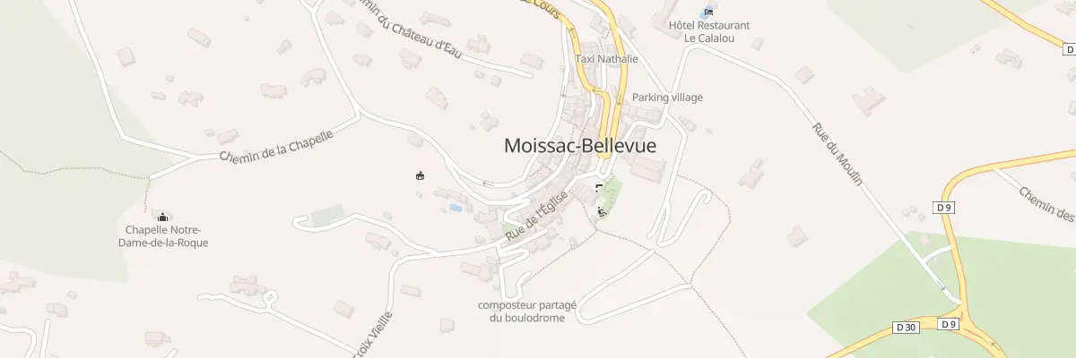 Plan du 5173 Les Aires à Moissac-Bellevue