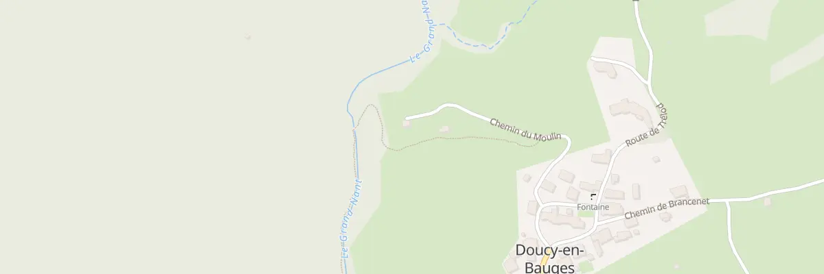 Plan du 109 Che du Moulin à Doucy-en-Bauges