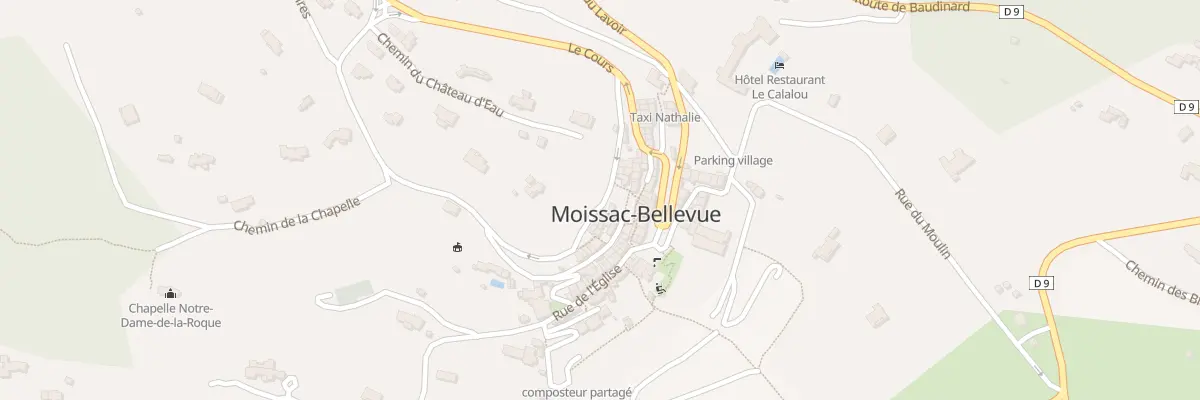 Plan du 5072 Pl de l’Horloge à Moissac-Bellevue