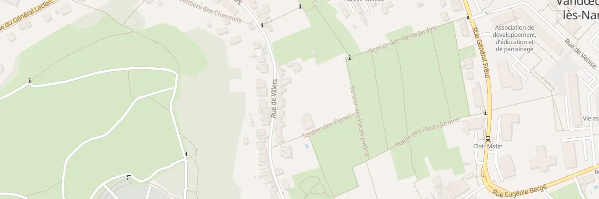 Plan du 50 Rue de Villers à Vandœuvre-lès-Nancy