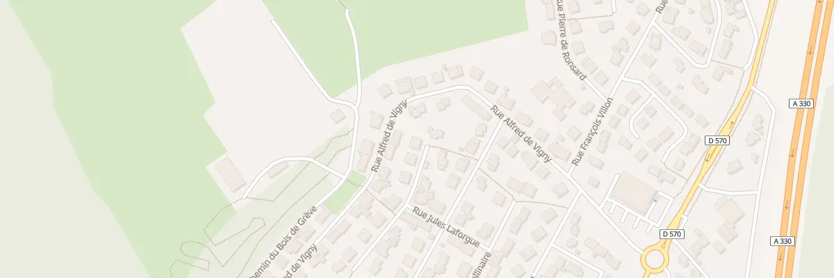 Plan du 15 Rue Charles Baudelaire à Richardménil
