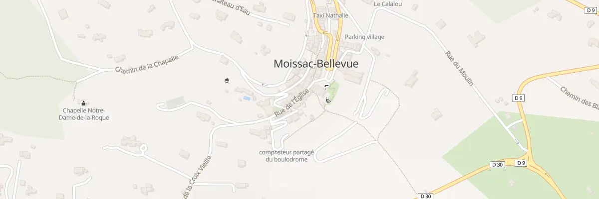 Plan du 5007 Rue de l’Église à Moissac-Bellevue