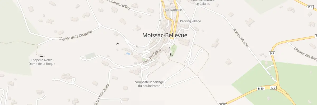Plan du 5009 Rue de l’Église à Moissac-Bellevue