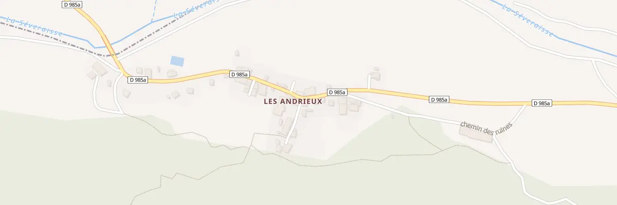 Plan du 315 Rte de La Chapelle à La Chapelle-en-Valgaudémar