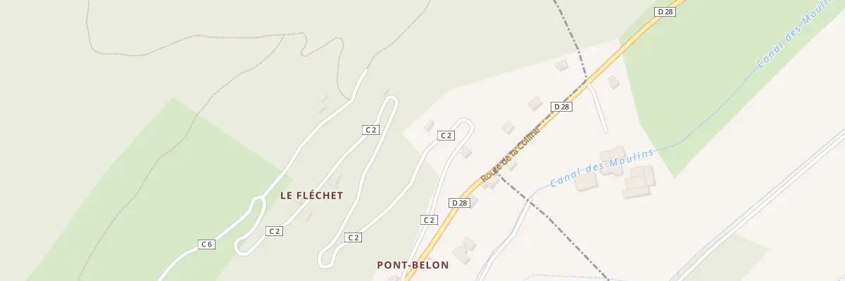 Plan du 5118 Pont Belon à La Trinité