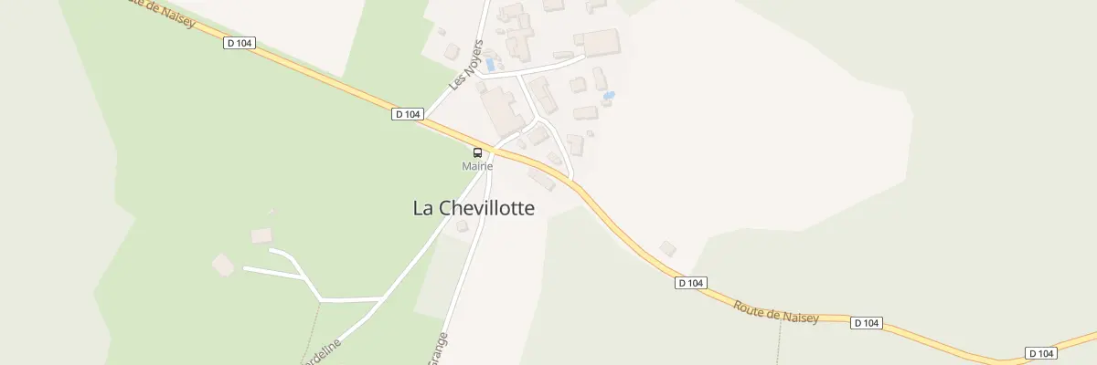 Plan du 7 Rte de Naisey à La Chevillotte