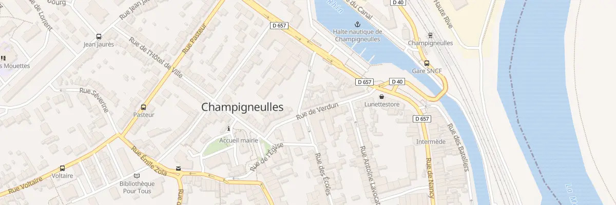 Plan du 14 Rue de Verdun à Champigneulles