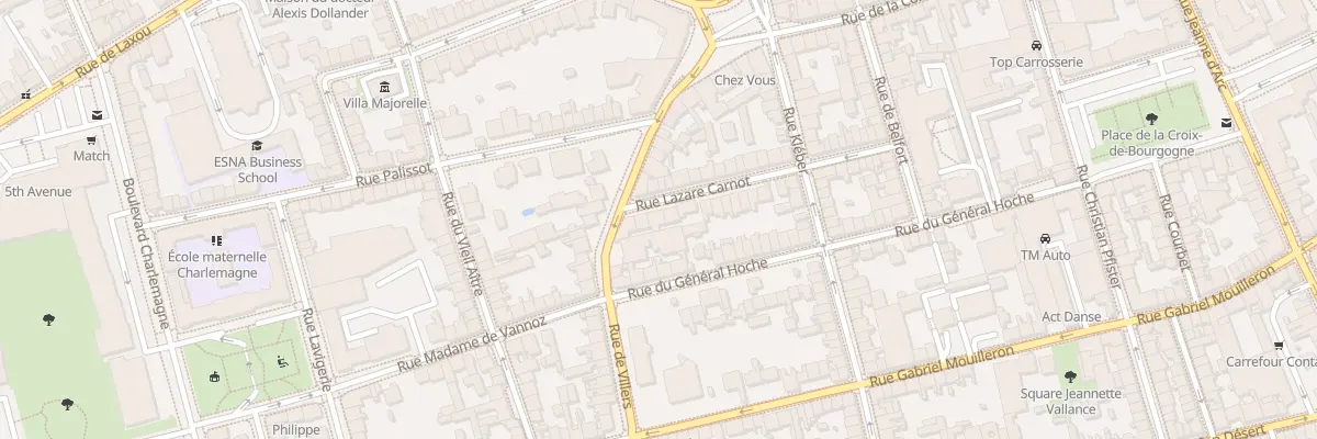 Plan du 31 Rue Lazare Carnot à Nancy