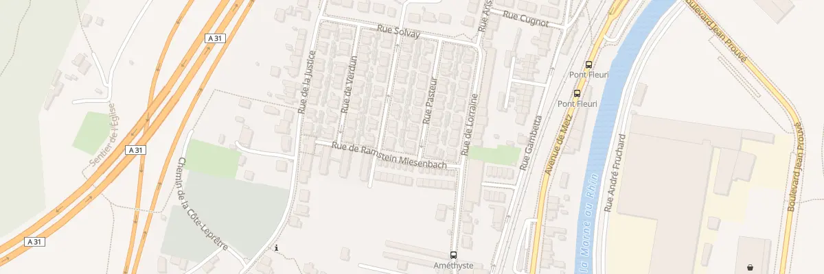 Plan du 5 Rue Pasteur à Maxéville