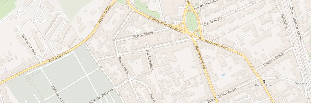 Plan du 21 Rue de Turique à Nancy