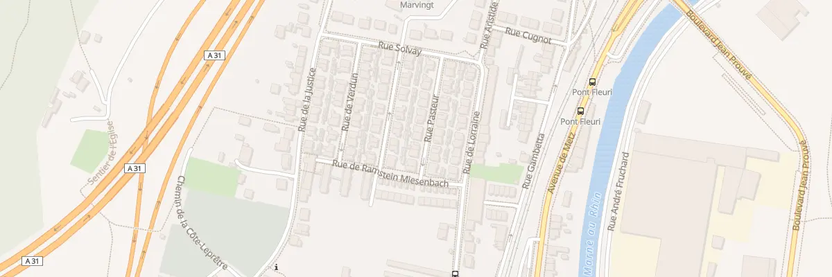 Plan du 9 Rue Pasteur à Maxéville