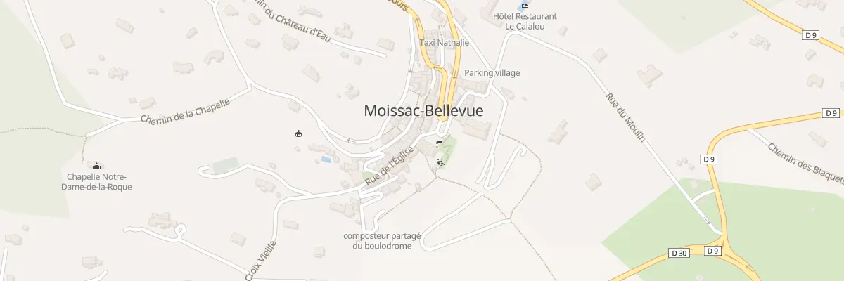 Plan du 5013 Vc Le Cours à Moissac-Bellevue
