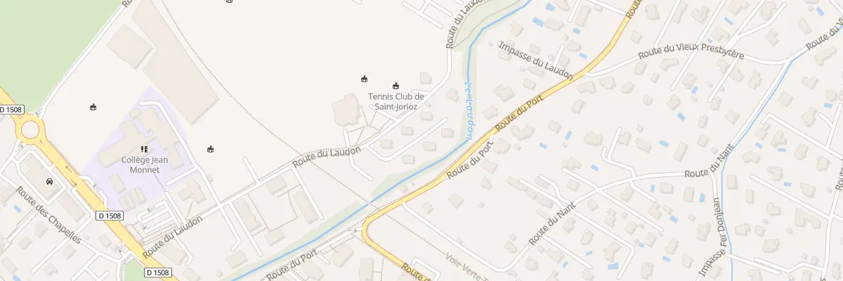 Plan du 296 Rte du Laudon à Saint-Jorioz