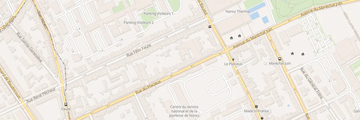 Plan du 24 Rue du Placieux à Nancy