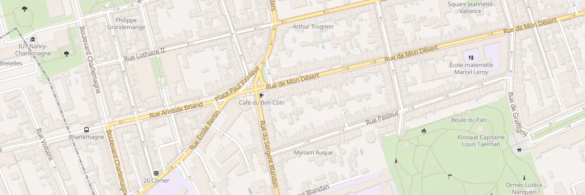 Plan du 167 Rue de Mon Desert à Nancy