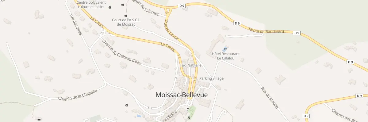 Plan du 5067 Vc Le Cours à Moissac-Bellevue