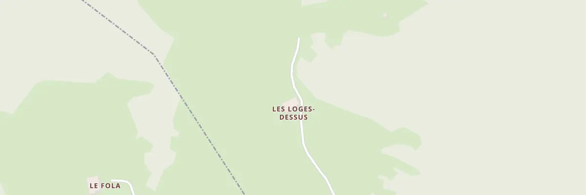 Plan des Loges à Chaux-Neuve